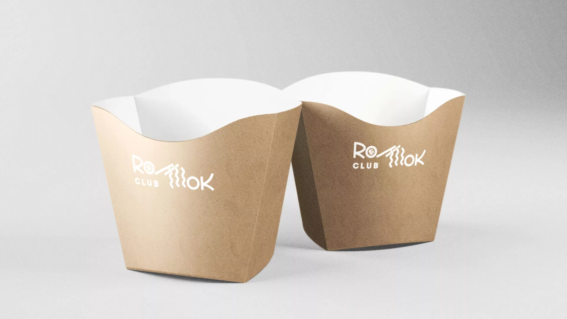 Создание логотипа суши-бара «Roll Wok Club» в Теберде